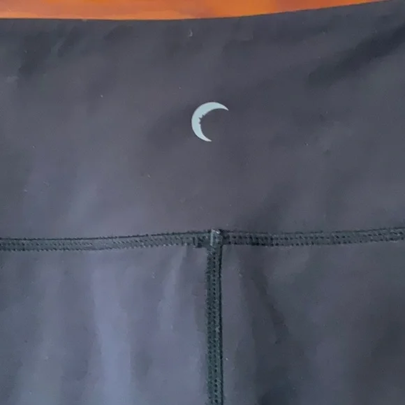 Black and Brown Colorblock Leggings - Picture 3 of 4